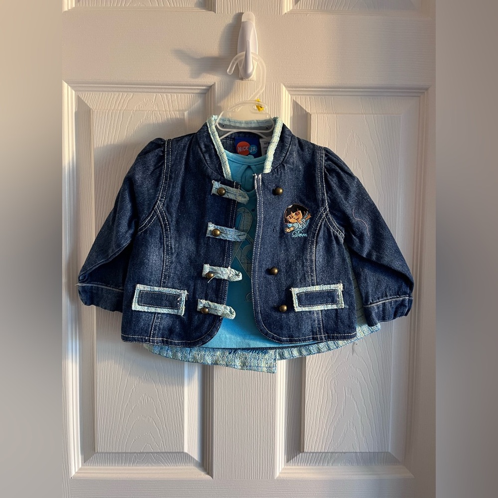 Vintage 2006 3 Piece Dora the Explorer Denim Out — NWOT